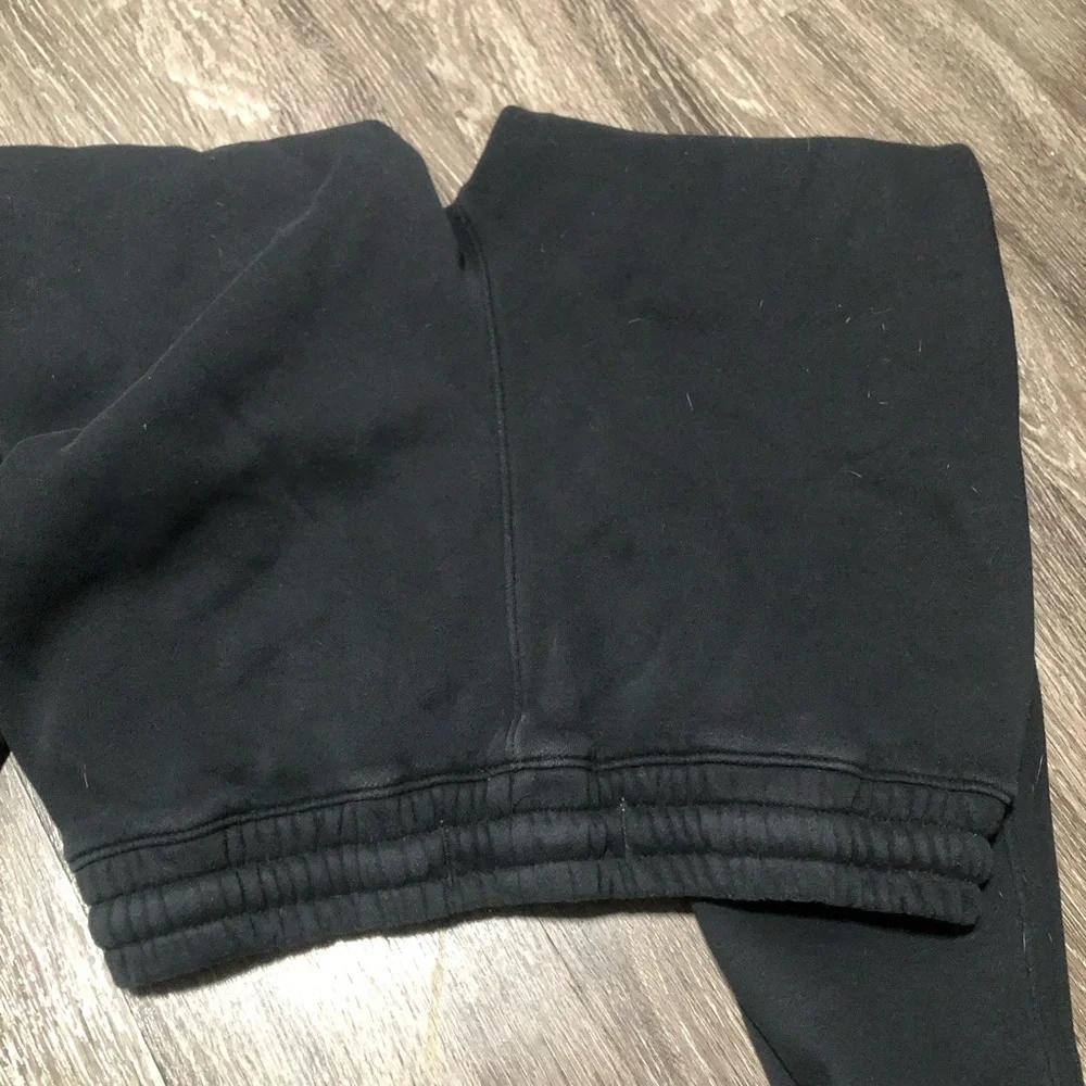 Hollister Black Joggers with Zipper Pockets & Embroidered Logo - Size S